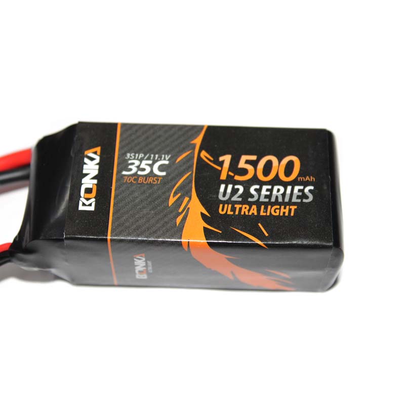 BONKA 1500mAh 35C 3S LiPo Battery for RC Helicopter